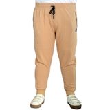 Mode XL 22501 Zippered Bej Erkek Eşofman Altı