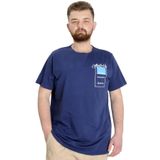 Mode XL 23139 Establisment İndigo Erkek T-Shirt