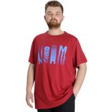 Mode XL 23147 Bordo Erkek T-shirt