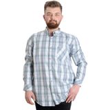 Mode XL 23300 Koyu Haki Ekose Erkek Gömlek