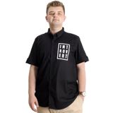 Mode XL 23304 Introvert Siyah Gabardin Erkek Gömlek