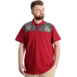 Mode XL 23327 Militare Bordo Erkek Polo T-Shirt