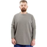 Mode XL 23460 Waffle Haki Erkek Sweatshirt