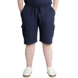 Mode XL 23500 Waffle Lacivert Kargo Cep Erkek Şort