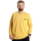 Mode XL 23529 Hardal Bisiklet Yaka Erkek Sweatshirt
