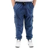 Mode XL 23917 Toronto Mavi Kargo Cepli Erkek Kot Pantolon