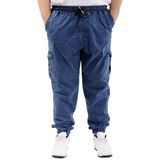 Mode XL 23917 Toronto Mavi Kargo Cepli Erkek Kot Pantolon