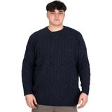 Mode XL 24211 Lacivert Bisiklet Yaka Erkek Kazak