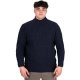 Mode XL 24212 Lacivert Balıkçı Yaka Erkek Kazak
