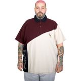Mode XL 25314 Mürdüm Parçalı Polo Yaka Erkek T-shirt