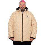 Mode XL 25708 Kapüşonlu Kapitone Vizon Erkek Mont