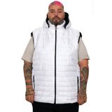 Mode XL Battal Beden Erkek Kapitone Yelek 25709 EKRU