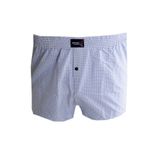 Mode XL Büyük Beden Erkek Boxer Desenli Poplin 6348 Mavi MAVI