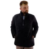 Mode Xl Büyük Beden Erkek Dik Yaka Kapitone Mont U24609 Siyah
