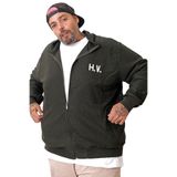 Mode XL Büyük Beden Erkek Hırka Neverregret u25814 HAKİ