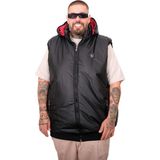 Mode Xl Büyük Beden Erkek Kapitone Yelek U25722 Parlak Sıyah - 4XL - Parlak Siyah