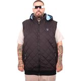 Mode Xl Büyük Beden Erkek Kapitone Yelek U25722 Sıyah Antık - 4XL - Antik Siyah
