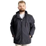 Mode XL Büyük Beden Erkek Kapüşonlu Mont Waterproof Softshell 21235 Antrasit ANTRASIT