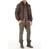 Mode XL Büyük Beden Erkek Kapüşonlu Mont Waterproof Softshell 21235 Bej BEJ