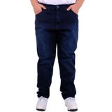 Mode XL Büyük Beden Erkek Klasik Kot Pantolon MARK 21920d Lacivert LACIVERT