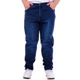 Mode XL Büyük Beden Erkek Klasik Kot Pantolon MARK 21920d Mavi MAVI