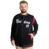 Mode XL Büyük Beden Erkek Kolej Mont Nothing 23630 Siyah