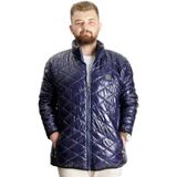 Mode XL Büyük Beden Erkek Mont Kapitone 23604 İndigo INDIGO