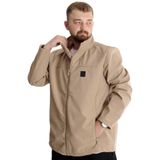 Mode XL Büyük Beden Erkek Mont Waterproof Softshell 21232 Bej BEJ