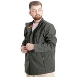 Mode XL Büyük Beden Erkek Mont Waterproof Softshell 21232 Haki HAKI