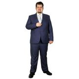 Mode XL Büyük Beden Takim Elbise Santos 19013 Lacivert LACIVERT