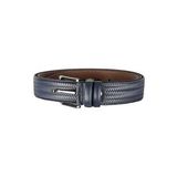 Mode XL Kemer 4 cm Örgü Double Deri 4255 Lacivert