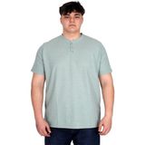 Mode XL U20036 Çağla Yeşili Hakim Yaka Erkek T-shirt
