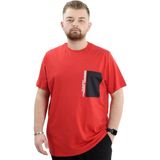 Mode XL U24043 Thinkers Kırmızı Bisiklet Yaka Erkek T-shirt