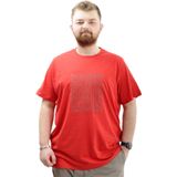 Mode XL U24048 Labyrinth Kırmızı Erkek T-shirt