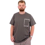Mode XL U24051 Number Haki Erkek T-shirt