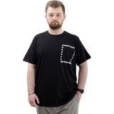 Mode XL U24051 Number Siyah Erkek T-shirt