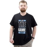 Mode XL U24056 Siyah Baskılı Erkek T-shirt