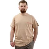 Mode XL U24066 Touch Bej Erkek T-shirt