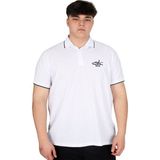 Mode XL U24299 Beyaz Polo Yaka Erkek T-shirt