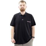 Mode XL U24329 Siyah Polo Yaka Cepli Erkek T-shirt