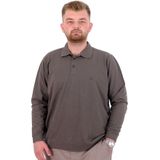 Mode XL U24340 Polo Yaka Haki Erkek Sweatshirt