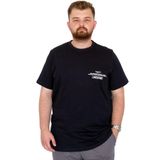 Mode XL U25021 Lacivert Bisiklet Yaka Erkek T-shirt