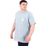 Mode XL U25022 Gorgeous Mavi Bisiklet Yaka Erkek T-shirt