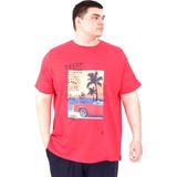 Mode XL U25026 Kırmızı Baskılı Erkek T-shirt
