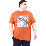 Mode XL U25027 Statue Tarçın Bisiklet Yaka Erkek T-shirt