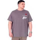 Mode XL U25032 Rose Füme Bisiklet Yaka Erkek T-shirt