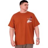 Mode XL U25032 Rose Tarçın Bisiklet Yaka Erkek T-shirt