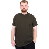 Mode XL U25034 Haki Bisiklet Yaka Erkek T-shirt