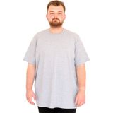 Mode XL U25035 Gri Bisiklet Yaka Erkek T-shirt
