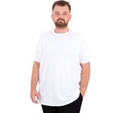 Mode XL U25162 Beyaz Bisiklet Yaka Erkek T-shirt